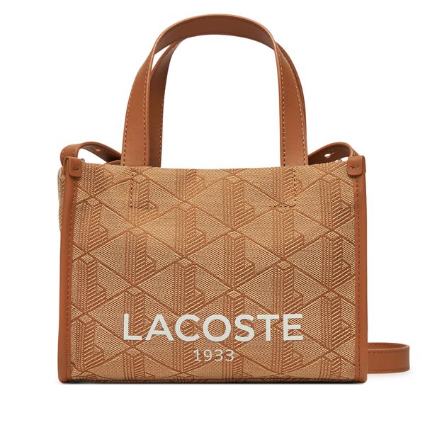Lacoste Дамска чанта Lacoste NF4735HK Кафяв