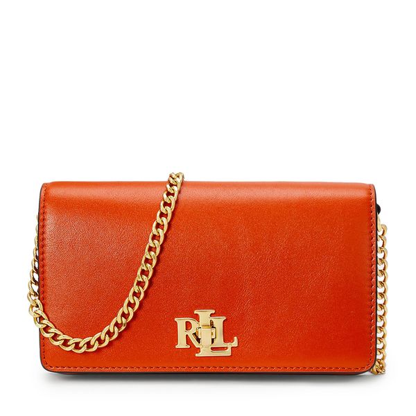 LAUREN RALPH LAUREN Дамска чанта LAUREN RALPH LAUREN Turn-Lock 432915377011 Оранжев