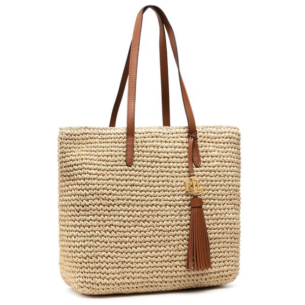 LAUREN RALPH LAUREN Дамска чанта Lauren Ralph Lauren Whitney 431818856001 Бежов
