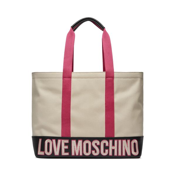 LOVE MOSCHINO Дамска чанта LOVE MOSCHINO JC4036PP1ILF110B Natur/Nero/W.Fuxia
