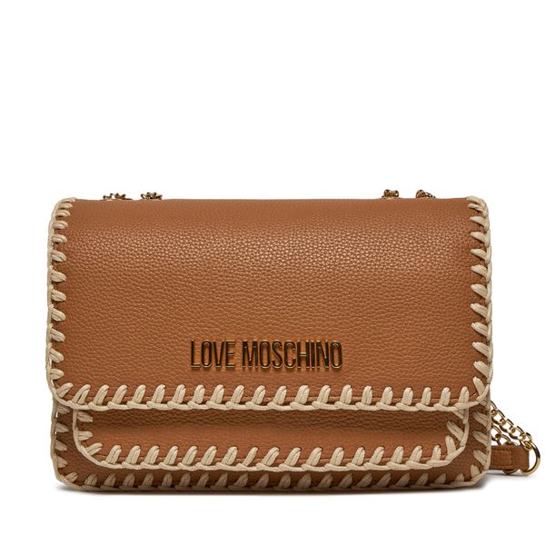 LOVE MOSCHINO Дамска чанта LOVE MOSCHINO JC4104PP1ILJ120A Cammello Handstitch Ecru
