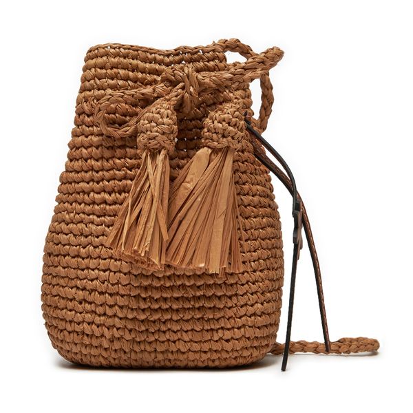 Manebi Дамска чанта Manebi Beach Bucket Mini V 2.2 CX Кафяв