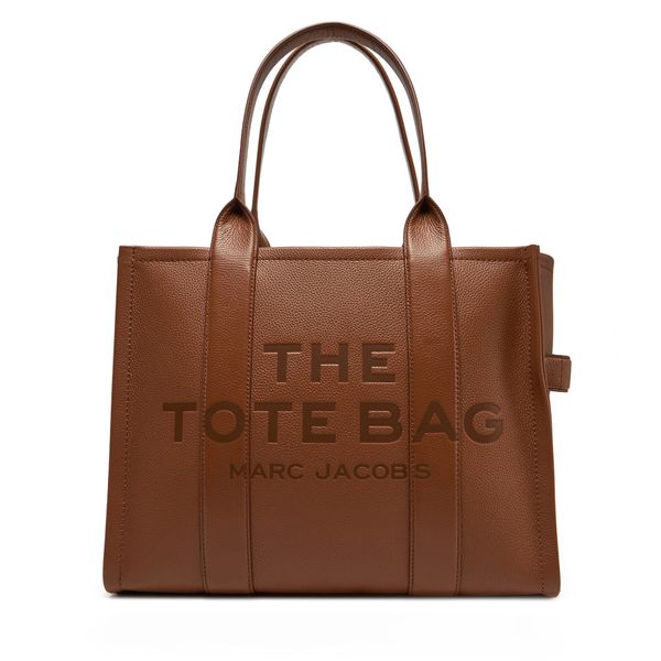 Marc Jacobs Дамска чанта Marc Jacobs The Leather Large Tote Bag H020L01FA21 Кафяв
