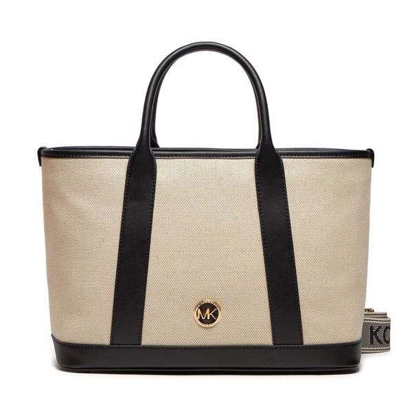 MICHAEL Michael Kors Дамска чанта MICHAEL Michael Kors 30S4G99S8O Nat/Blk