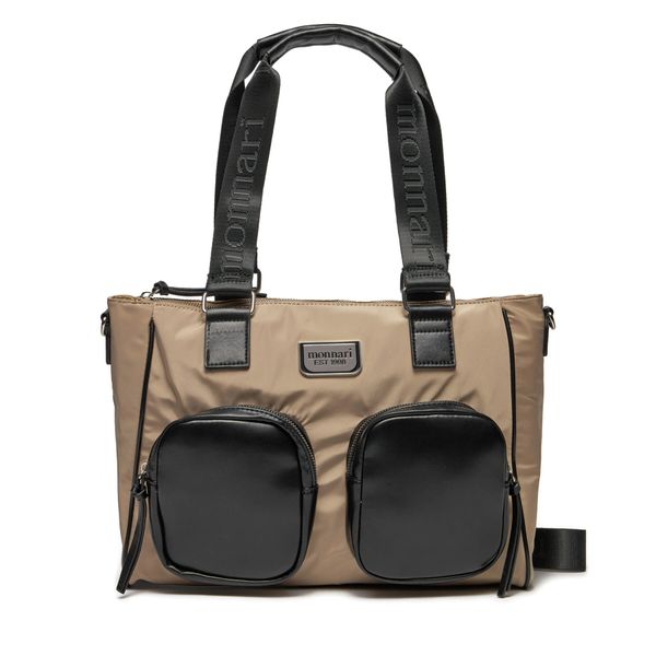 Monnari Дамска чанта Monnari BAG0330-M15 Beżowo/Czarny