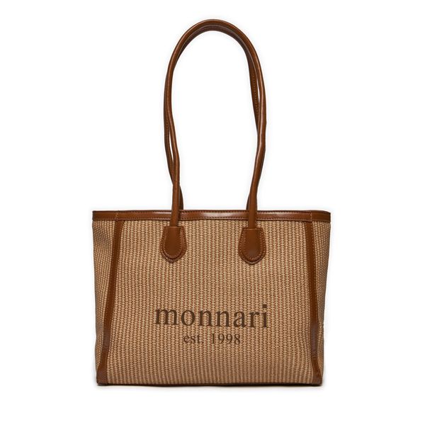 Monnari Дамска чанта Monnari BAG0380-017 Brązowo-Beżowy