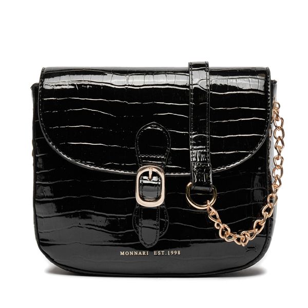 Monnari Дамска чанта Monnari BAG0660-M20 Czarne Lakierowe Croco