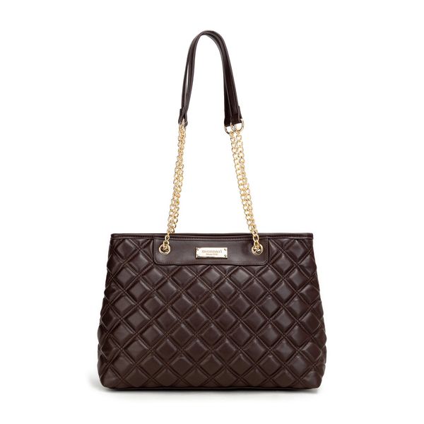 Monnari Дамска чанта Monnari BAG4040-017 Кафяв