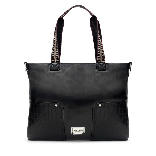 Monnari Дамска чанта Monnari BAGIMP0-24Z-BAG6210-KM20D000-R00 Черен