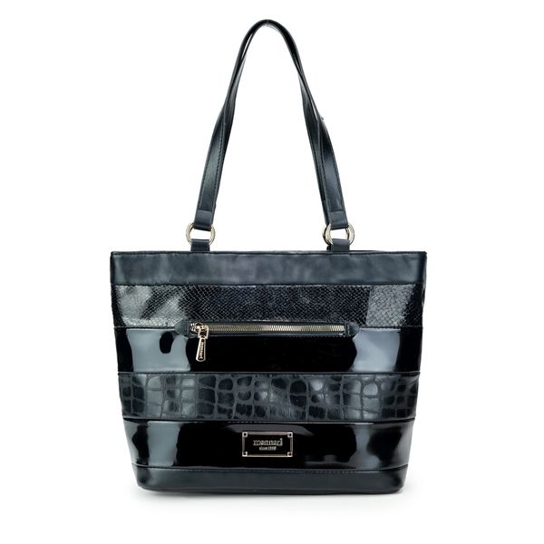 Monnari Дамска чанта Monnari TORIMP0-24J-BAG4800-KM20D000-R00 Черен