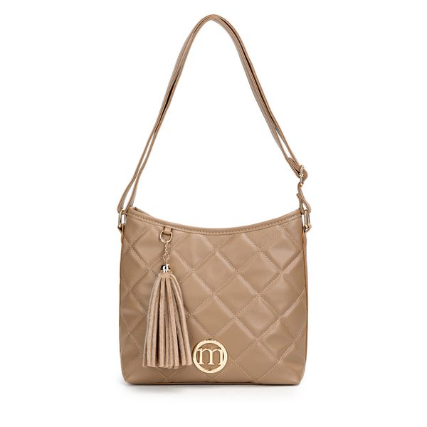 Monnari Дамска чанта Monnari TORIMP0-24Z-BAG4080-KM15D000 Бежов