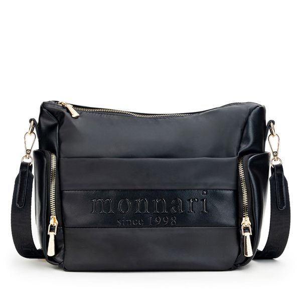 Monnari Дамска чанта Monnari TORIMP0-24Z-BAG5830-K020D000-R00 Черен