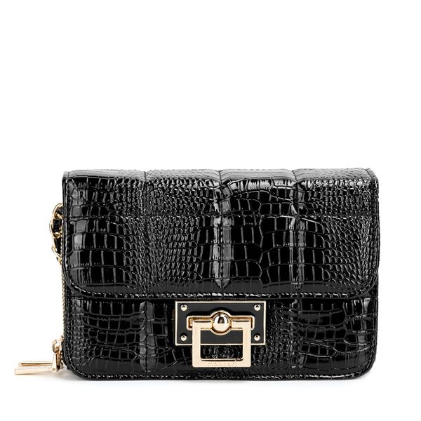 Monnari Дамска чанта Monnari TORIMP0-24Z-PHO0081-KM20D000 Черен