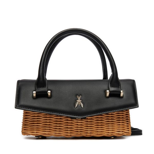 Patrizia Pepe Дамска чанта Patrizia Pepe 2B0111/V017-FB53 Black/Natural