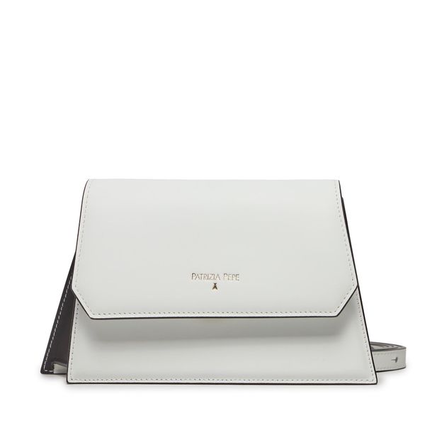 Patrizia Pepe Дамска чанта Patrizia Pepe 8B0072/L095-FA30 White/Black