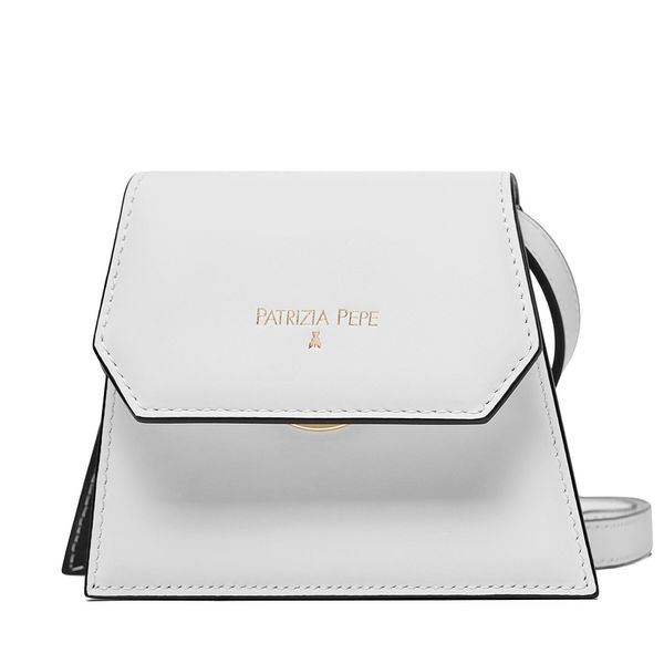 Patrizia Pepe Дамска чанта Patrizia Pepe 8B0184/L095-FA30 White/Black