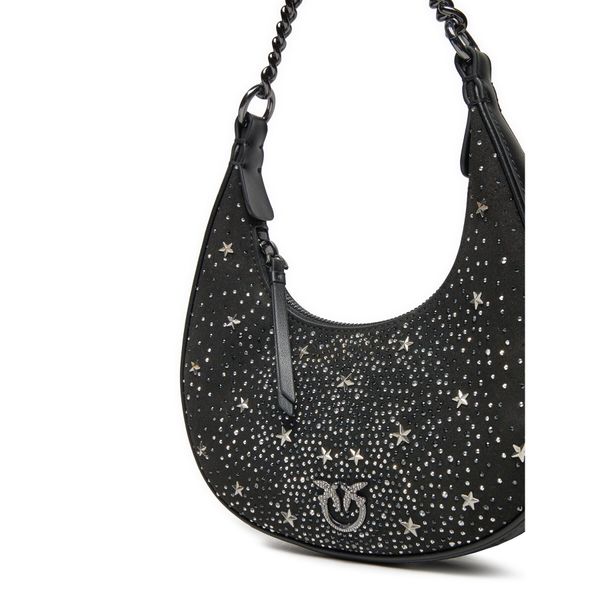 PINKO Дамска чанта PINKO Brioche Hobo Mini AI 24-25 PLTT 101433 A20F Черен
