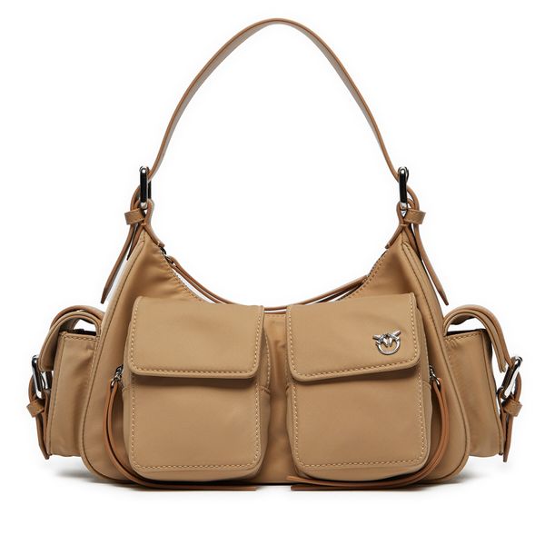 Pinko Дамска чанта Pinko Cargo Bag Classic Кафяв