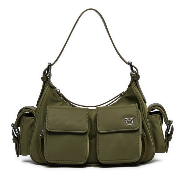 Pinko Дамска чанта Pinko Cargo Bag Classic Зелен