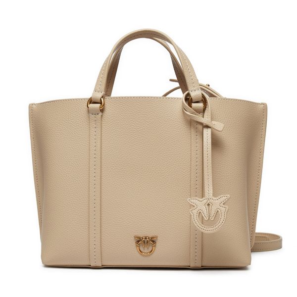 PINKO Дамска чанта Pinko Carrie Shopper Classic AI 24-25 PLTT 102833 A1LF Бежов