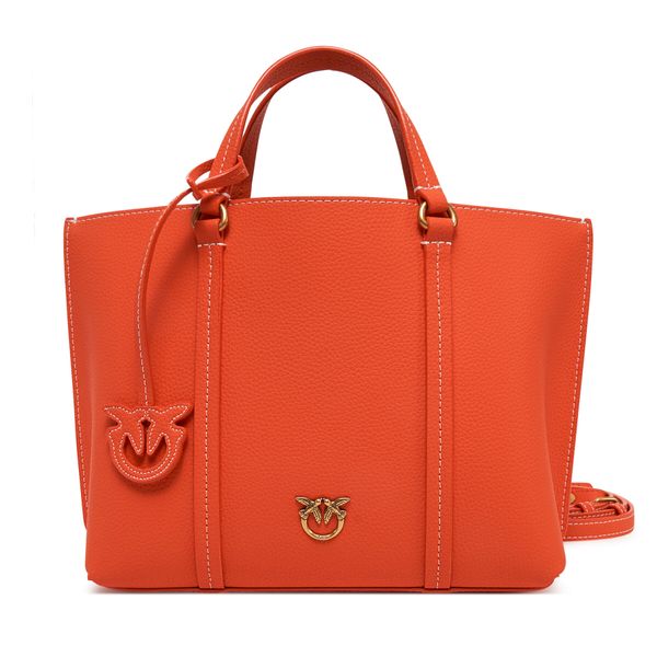 PINKO Дамска чанта PINKO Carrie Shopper Classic AI 24-25 PLTT 102833 Червен