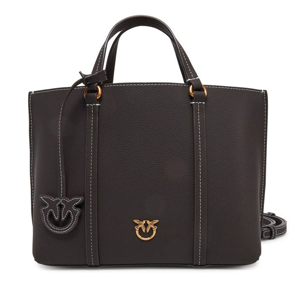 PINKO Дамска чанта PINKO Carrie Shopper Classic AI 24-25 PLTT 102833 Кафяв