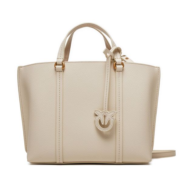 Pinko Дамска чанта Pinko Carrie Shopper Classic PE 24 PLTT 102833 A1LF White Z14Q