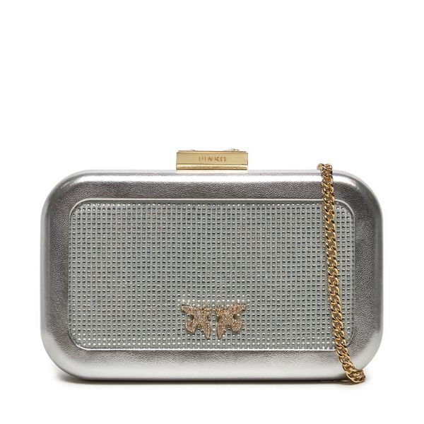 Pinko Дамска чанта Pinko Greta Box AI 24-25 PLTT 103515 A1WD Сребрист