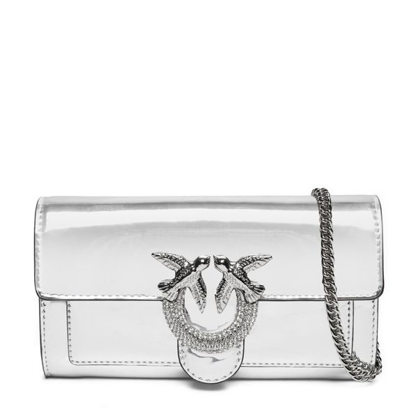 PINKO Дамска чанта PINKO Love Bag 100062 A1JD Сребрист