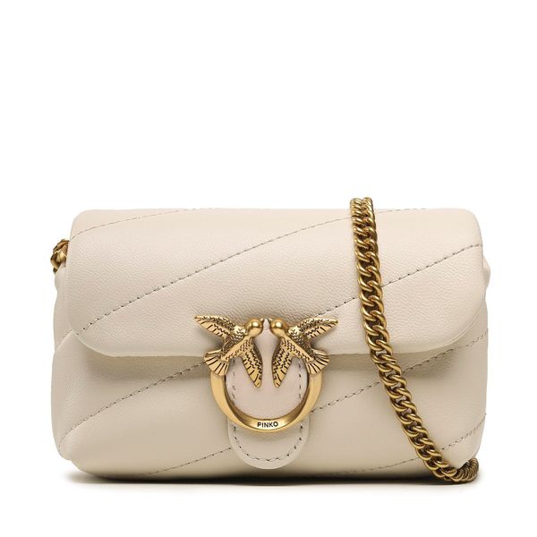 Pinko Дамска чанта Pinko Love Micro Puff C PE 23 PCPL 100041 A0F2 Бял