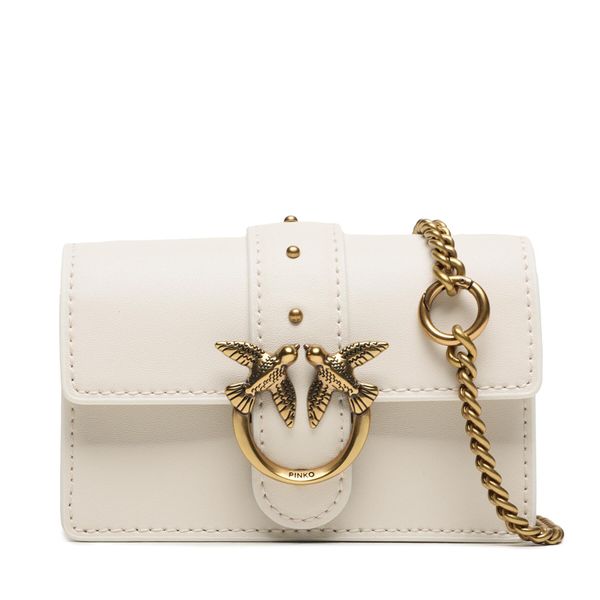 PINKO Дамска чанта Pinko Love One Micro C 100064 A0F1 Екрю