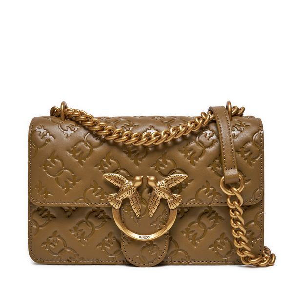 Pinko Дамска чанта Pinko Love One Mini Dc 100074 A1YB V68Q Кафяв