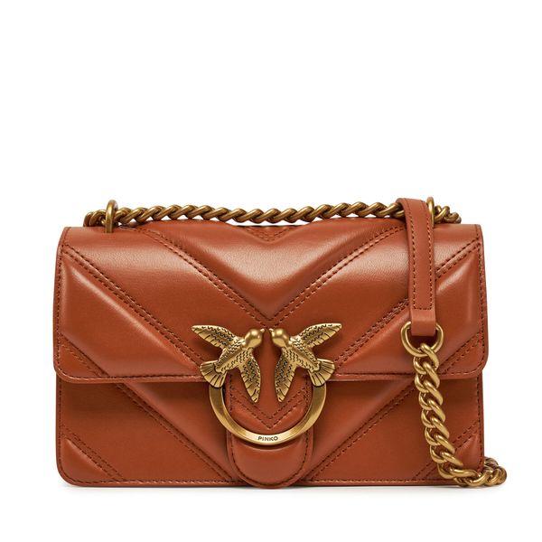 PINKO Дамска чанта PINKO Love One Mini Light 104550 A26Z Кафяв