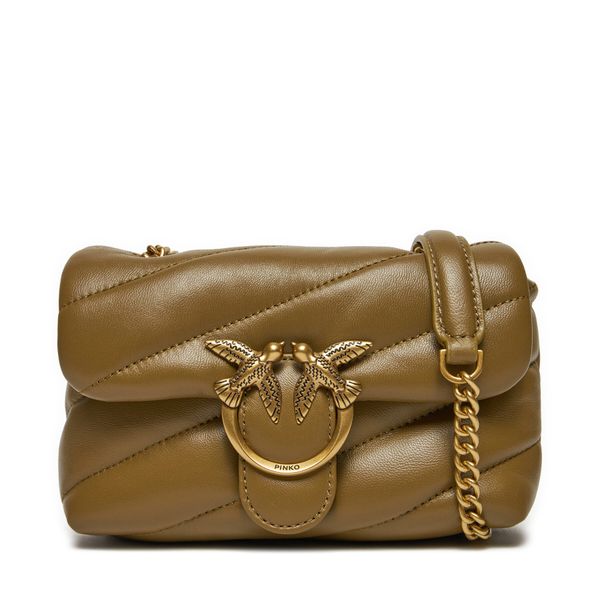 PINKO Дамска чанта PINKO Love Puff Baby Cl AI 24-25 PLTT 100040 A0F2 Каки