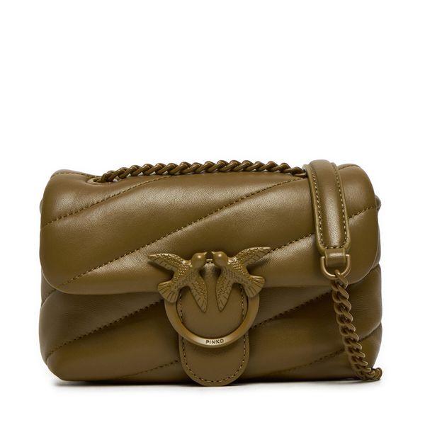 Pinko Дамска чанта Pinko Love Puff Baby Cl AI 24-25 PLTT 100040 A1JO Кафяв