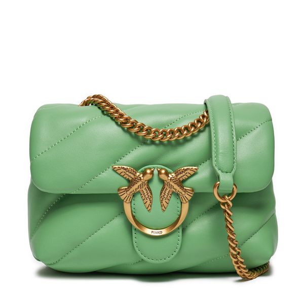 Pinko Дамска чанта Pinko Love Puff Mini Cl PE 24 PLTT 100039 A0F2 Зелен