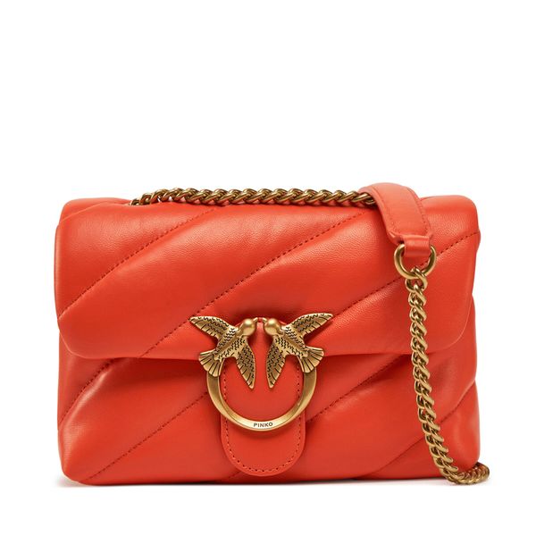 PINKO Дамска чанта PINKO Love Puff Mini Cl PE 25 PLTT 100039 A0F2 Оранжев