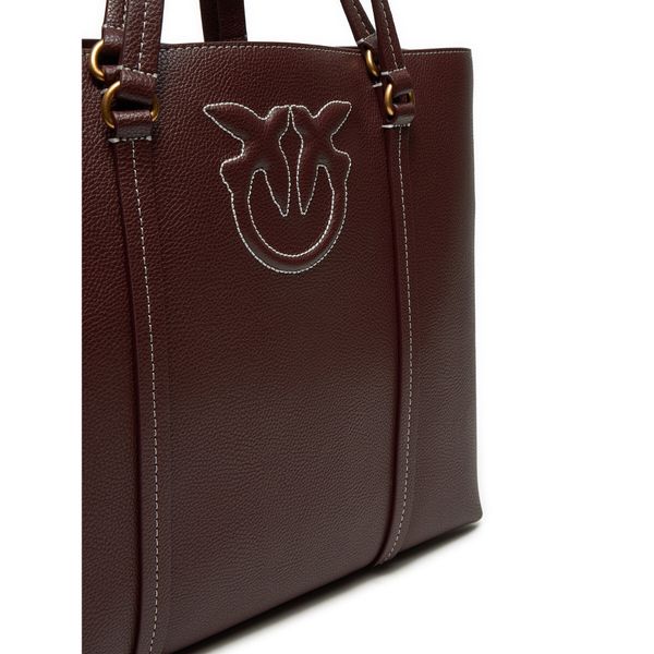 PINKO Дамска чанта PINKO Miranda Shopper Big AI 24-25 PLTT 104514 A29O Бордо