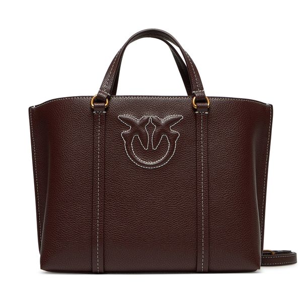 PINKO Дамска чанта PINKO Miranda Shopper Mini AI 24-25 PLTT 104515 A29O Бордо