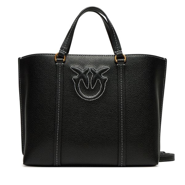 PINKO Дамска чанта PINKO Miranda Shopper Mini AI 24-25 PLTT 104515 A29O Черен