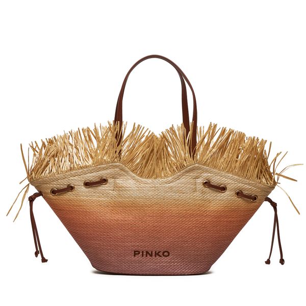 Pinko Дамска чанта Pinko Pagoda Extra Shopper . PE 24 PLTT 102911 A1R6 Бежов