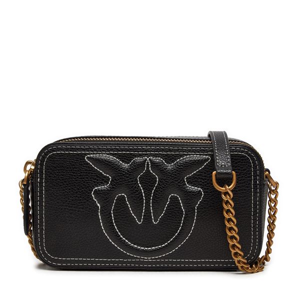 Pinko Дамска чанта Pinko Pelle Bottalata 103799 Черен