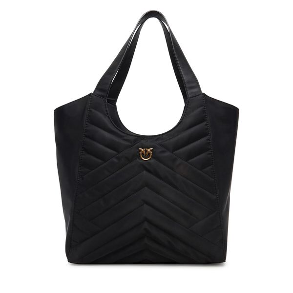 PINKO Дамска чанта PINKO Tote Bag Puzzle 104536 A1EU Z99Q Черен