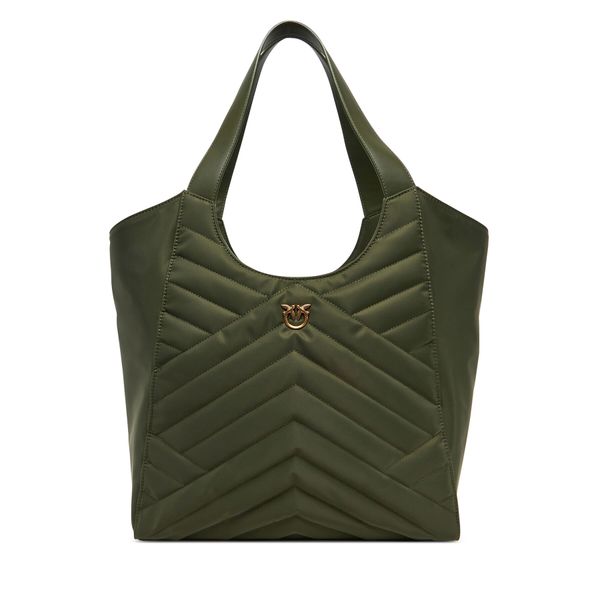 PINKO Дамска чанта PINKO Tote Bag Puzzle 104536 A1EU Z99Q Зелен