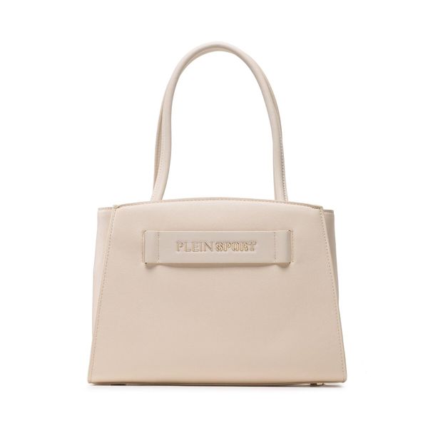 Plein Sport Дамска чанта Plein Sport Medium Tote Blake 2110060 Off White 1723