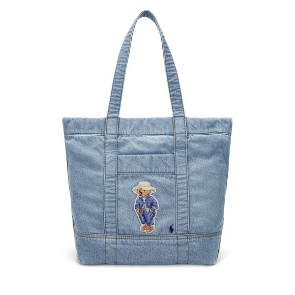 Polo Ralph Lauren Дамска чанта Polo Ralph Lauren Bear 428960637001 Син