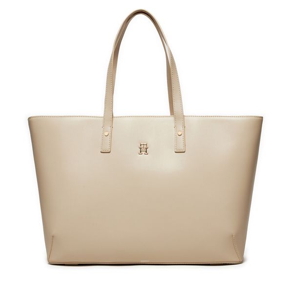 Tommy Hilfiger Дамска чанта Tommy Hilfiger Chic Tote AW0AW16302 Бежов