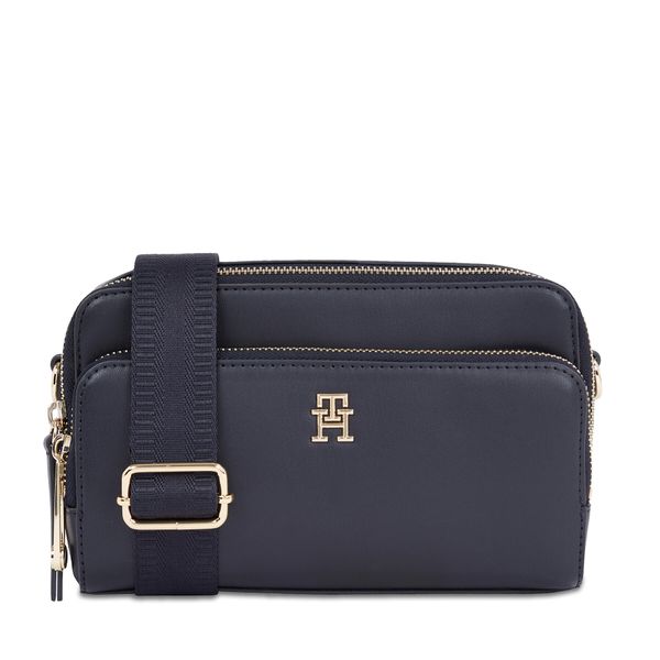 Tommy Hilfiger Дамска чанта Tommy Hilfiger Iconic Tommy Camera Bag Solid AW0AW15207 Black BDS
