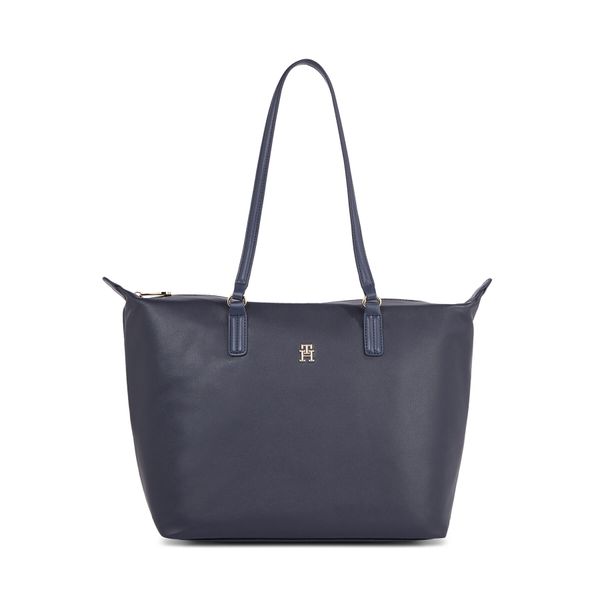 Tommy Hilfiger Дамска чанта Tommy Hilfiger Poppy Plus Tote AW0AW15856 Space Blue DW6
