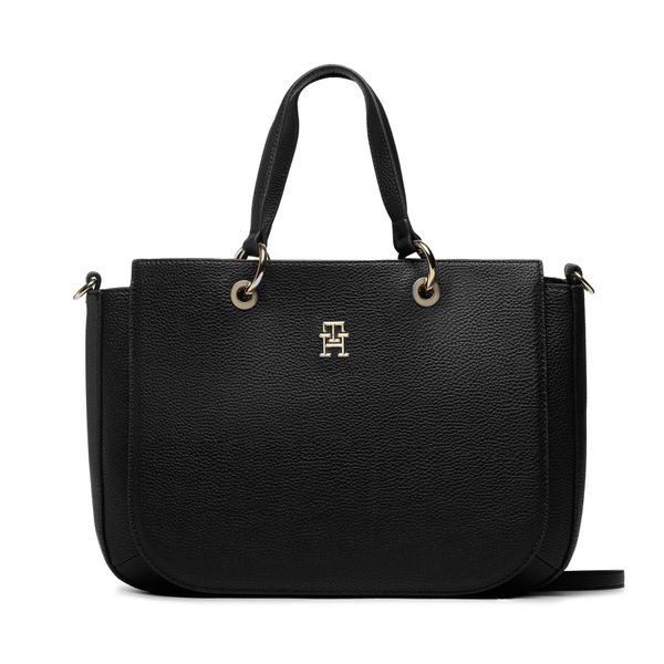 Tommy Hilfiger Дамска чанта Tommy Hilfiger Th Emblem Satchel AW0AW14503 DW6